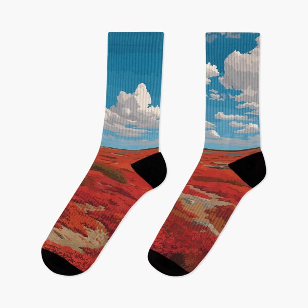 Item preview, Kuujjuaq Quebec | Nunavik Tundra Landscape Art Print designed and sold by TuncGK.