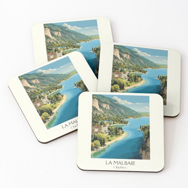 Item preview, La Malbaie Quebec | Charlevoix River Valley Scenery Art designed and sold by TuncGK.