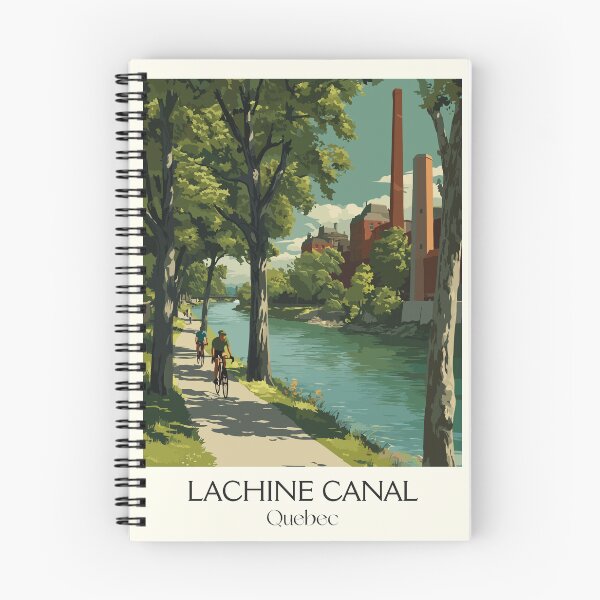 Item preview, Lachine Canal Montreal | National Historic Site Art Print designed and sold by TuncGK.
