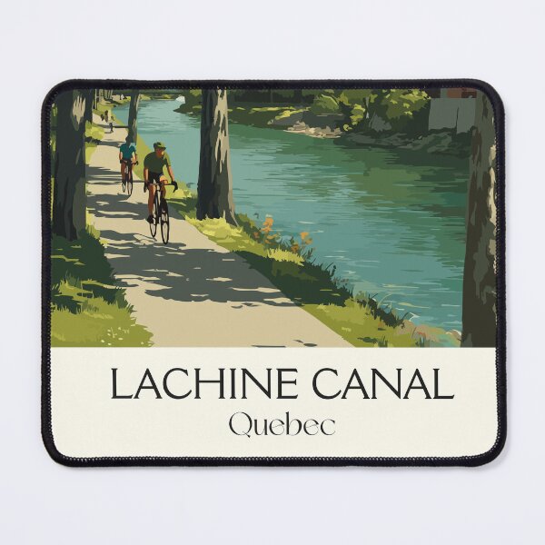 Item preview, Lachine Canal Montreal | National Historic Site Art Print designed and sold by TuncGK.