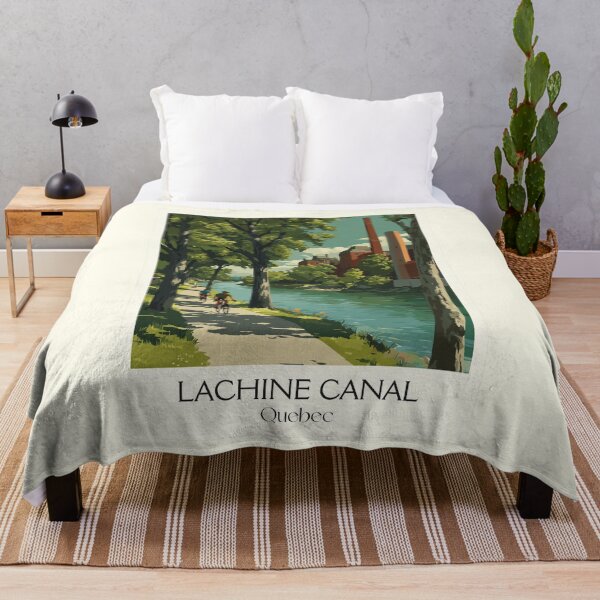 Item preview, Lachine Canal Montreal | National Historic Site Art Print designed and sold by TuncGK.