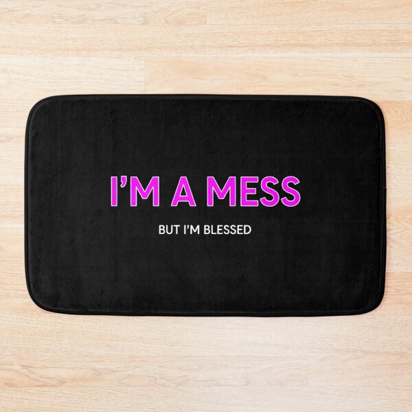 Item preview, I'm a Mess But Blessed Neon designed and sold by SholoStudio.