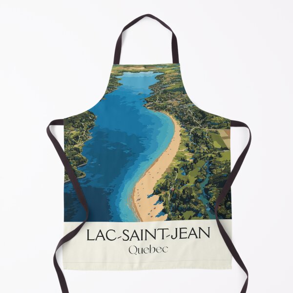 Item preview, Lac Saint-Jean Quebec | Inland Sea and Sandy Beach Art designed and sold by TuncGK.