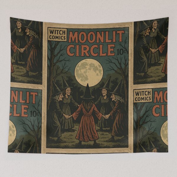 Item preview, Witch Sabbath: Moonlit Circle designed and sold by bapupa.