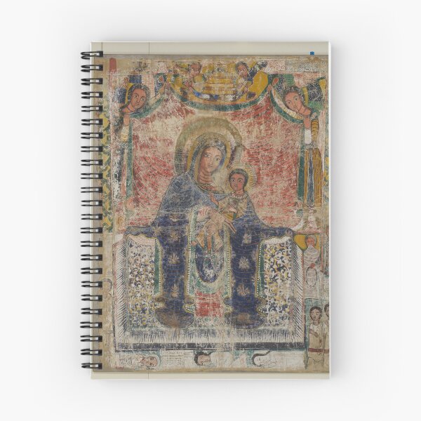 Item preview, Wall painting of the Virgin and Child with donors designed and sold by ando-dibujando.