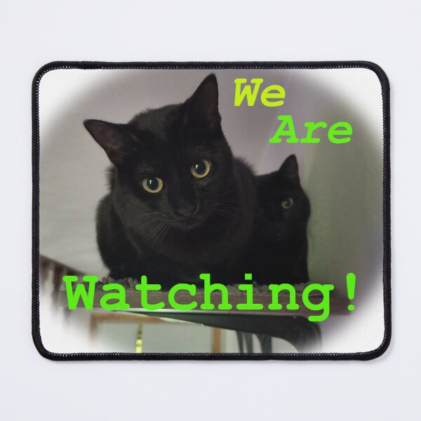 Item preview, Cats Are Watching designed and sold by LeapingCatCreations.