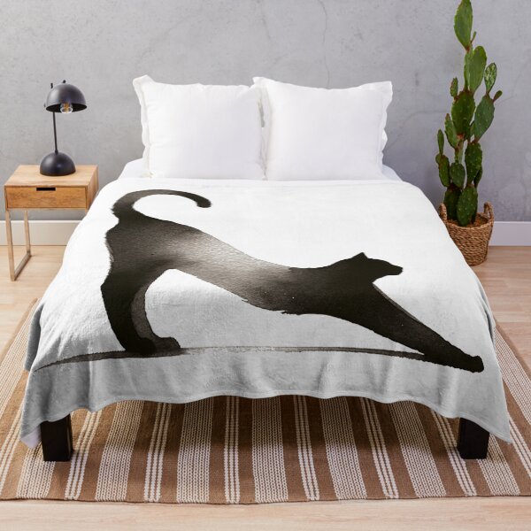 Item preview, Elegant cat outline in black designed and sold by MoxisWatercolor.