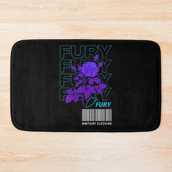 Item preview, FURY Neon Flower Streetwear Design | Cyber Aesthetic Floral Barcode Graphic | MWFURY Clothing Print designed and sold by FUIRY .