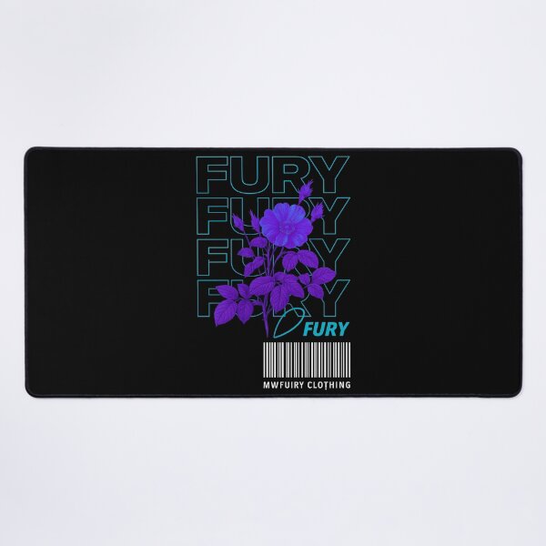 Item preview, FURY Neon Flower Streetwear Design | Cyber Aesthetic Floral Barcode Graphic | MWFURY Clothing Print designed and sold by FUIRY .