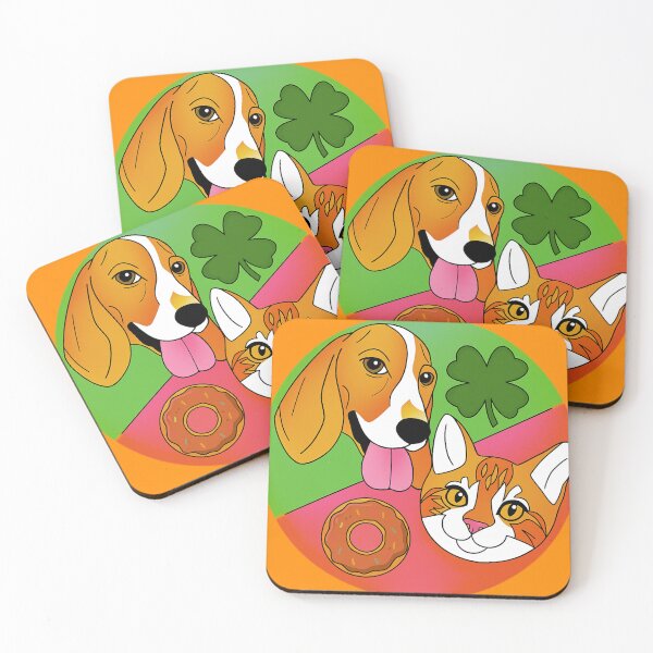 Item preview, Clovers and Donuts designed and sold by Grey Area Visionaries.