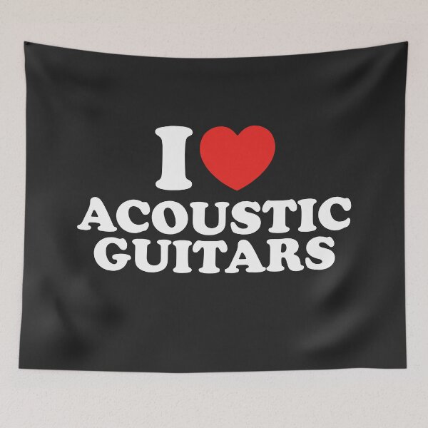 Item preview, I Love Acoustic Guitars designed and sold by shitpostee.