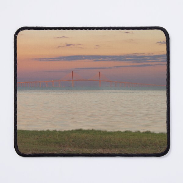 Item preview, The Sunshine Skyway Bridge spans the shimmering waters of Tampa Bay, Florida, USA, showcasing a masterpiece of modern architecture and engineering. designed and sold by EyezWatchin.