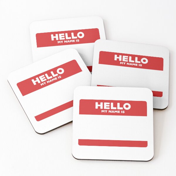 Item preview, HELLO MY NAME designed and sold by BarnabaJohnes.