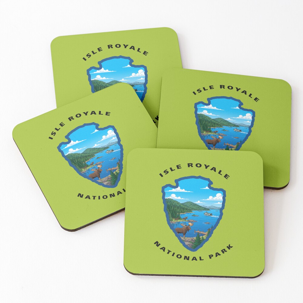 Aperçu de l'œuvre Dessous de verre (lot de 4) créée et vendue par SummitStorm.