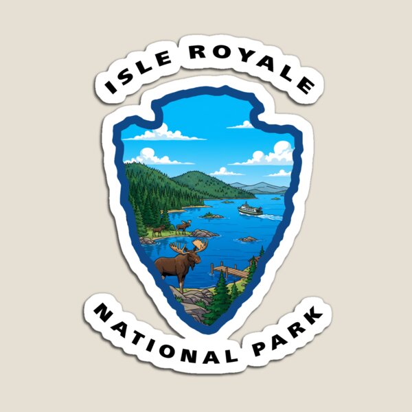 Artikelvorschau, Isle Royale National Park Arrowhead entworfen und verkauft von SummitStorm.