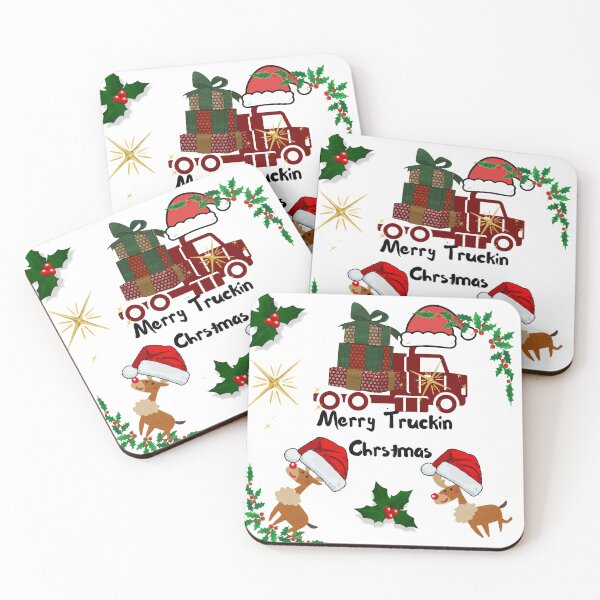 Item preview, Christmas design with a semi truck designed and sold by Extremeallie.