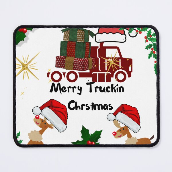 Item preview, Christmas design with a semi truck designed and sold by Extremeallie.