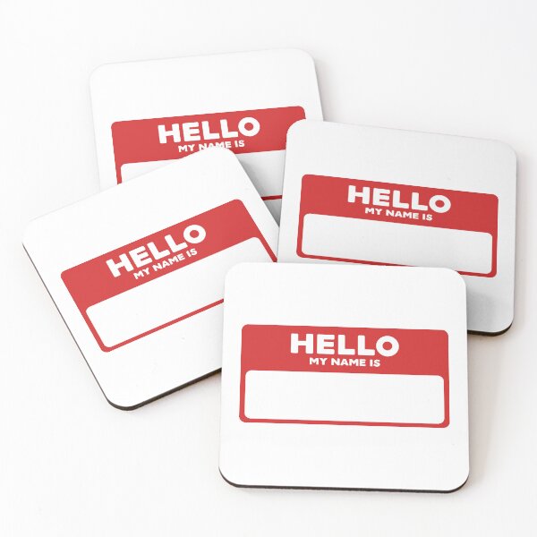 Item preview, HELLO MY NAME 2 designed and sold by BarnabaJohnes.