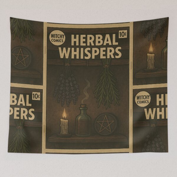 Item preview, Witchy Aesthetic: Herbal Whispers designed and sold by bapupa.