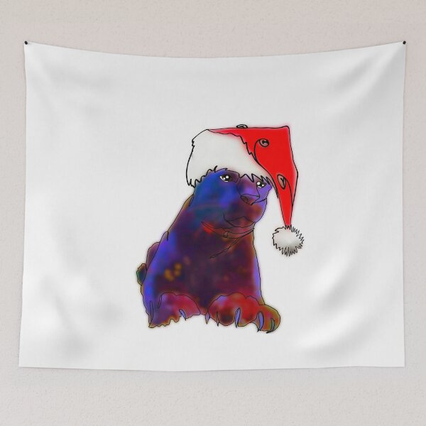 Item preview, Pam the Panther Wearing a Santa Hat – animalzinhats designed and sold by Ashley’sAnimalz.