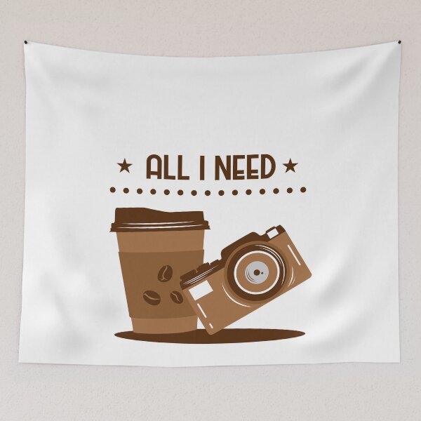 Item preview, All I Need Is Coffee and My Camera designed and sold by Design for all.