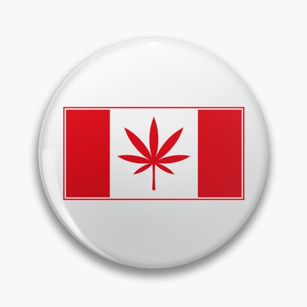 Item preview, Canada Weed Flag (Cannabis / Marijuana / Hemp / Red) designed and sold by MrFaulbaum.