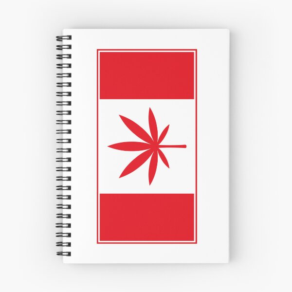 Item preview, Canada Weed Flag (Cannabis / Marijuana / Hemp / Red) designed and sold by MrFaulbaum.