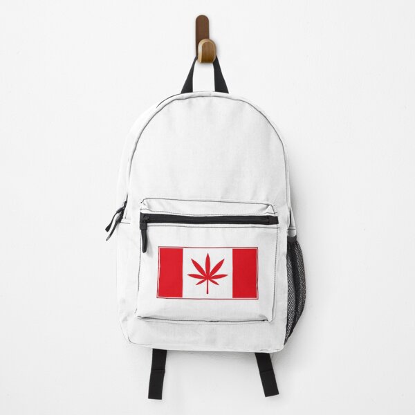 Item preview, Canada Weed Flag (Cannabis / Marijuana / Hemp / Red) designed and sold by MrFaulbaum.