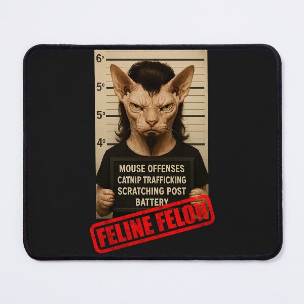 Item preview, Feline Felon designed and sold by Cats and Other Things.