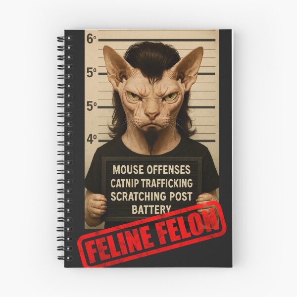 Item preview, Feline Felon designed and sold by Cats and Other Things.