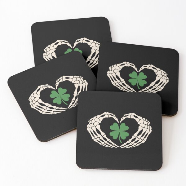 Item preview, Skeleton Hands Holding a Clover designed and sold by jkrphoto.