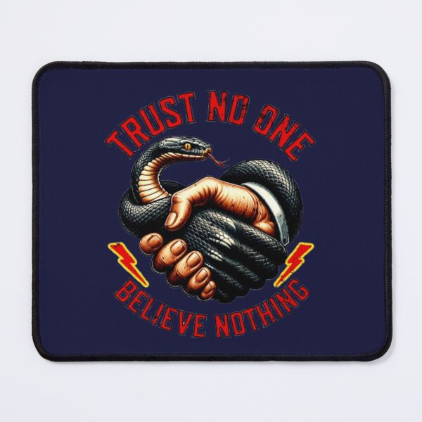 Item preview, Snake Handshake "Trust No One" designed and sold by WAKYSHOP.
