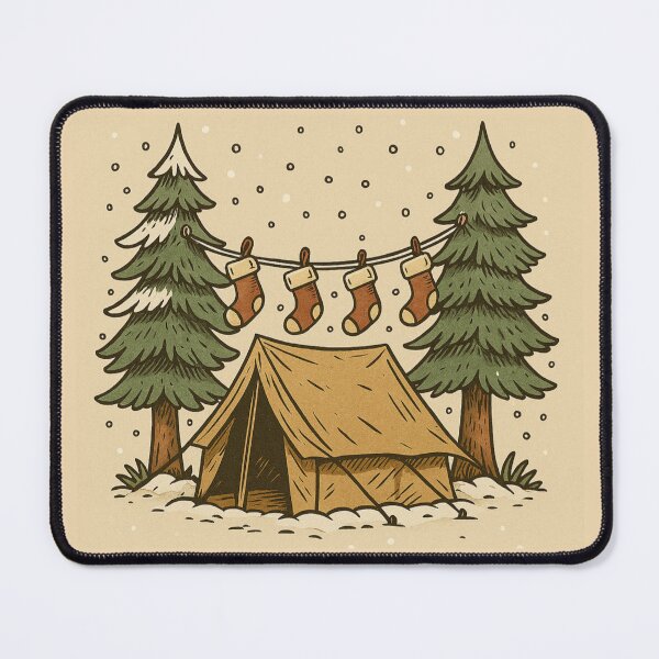 Item preview, Stockings in the Snow: A Cozy Camp Christmas designed and sold by JoCoCraftworks.