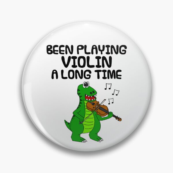 Item preview, Been Playing Violin A Long Time, T-Rex Dinosaur Violinist designed and sold by doodlerob.