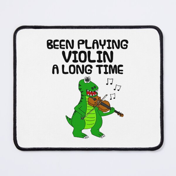 Item preview, Been Playing Violin A Long Time, T-Rex Dinosaur Violinist designed and sold by doodlerob.