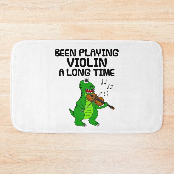 Item preview, Been Playing Violin A Long Time, T-Rex Dinosaur Violinist designed and sold by doodlerob.