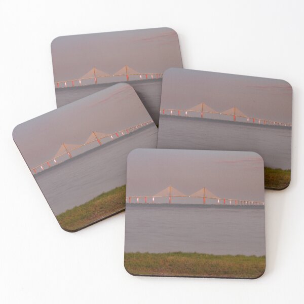 Item preview, The Sunshine Skyway Bridge spans the shimmering waters of Tampa Bay, Florida, USA, showcasing a masterpiece of modern architecture designed and sold by EyezWatchin.