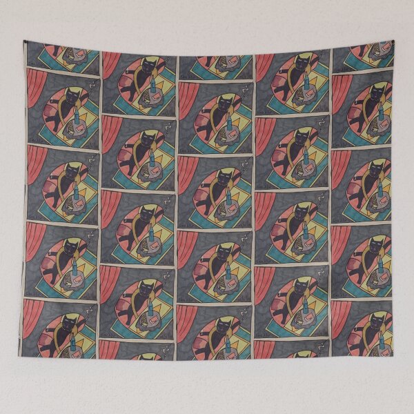 Item preview, Whiskers in the Night. designed and sold by rshlomit.