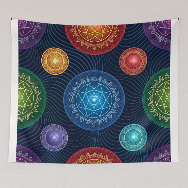 Item preview, Chakras orbs and light waves designed and sold by Lucky 777.
