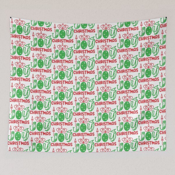 Item preview, Joy Christmas - Classic Festive Holiday Greeting Design designed and sold by FuzionRaptor.