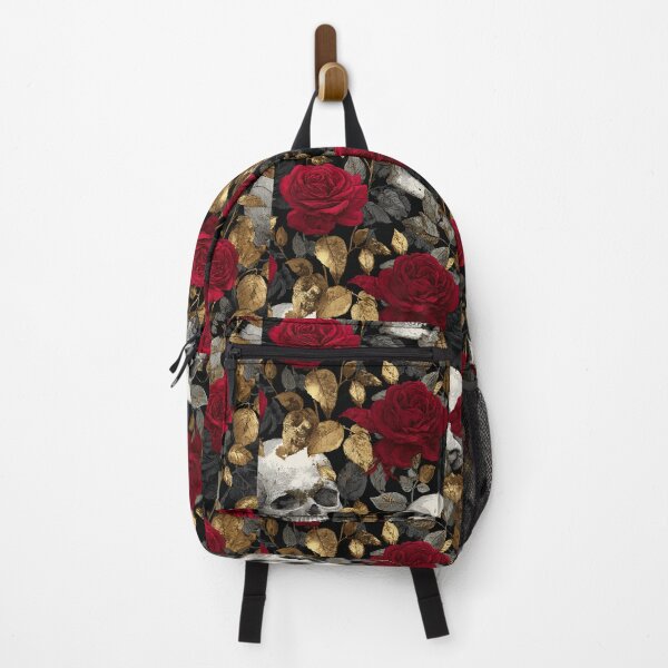 Item preview, Skulls & Red Roses Gothic Floral Dark Art designed and sold by Loveanddraw.