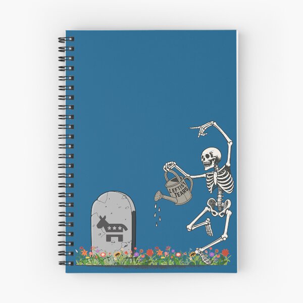 Item preview, Funny Skeleton Watering Flowers – Leftist Tears Parody designed and sold by RollForDesignCo.
