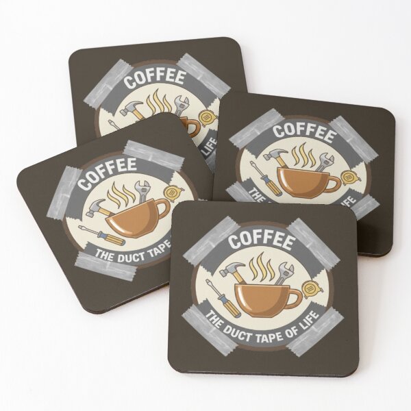 Item preview, Coffee: The Duct Tape of Life designed and sold by Blaze & Trail Creative.