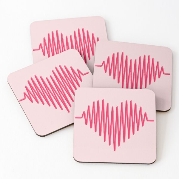 Item preview, Heartbeat Line Design – Minimal Heart Rhythm Illustration | Love & Life Symbol Art designed and sold by sciencefacts.