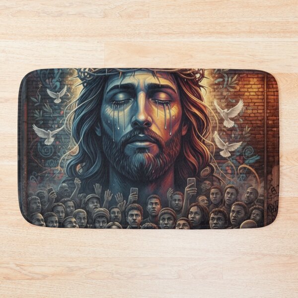 Artikelvorschau, Jesus-Graffiti. Jesus rettet. entworfen und verkauft von Obinne.