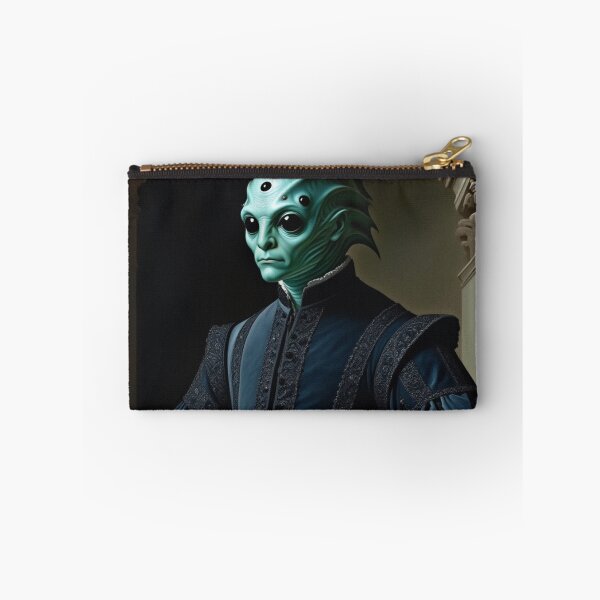 Item preview, Fish Lord Johnston a Creepy Lovecraftian citizen of Innsmouth portrait art designed and sold by Vintage Designs +.