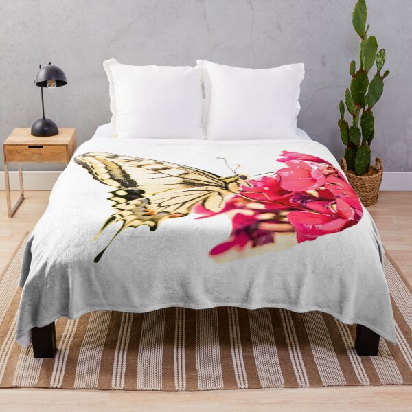 Item preview, Swallowtail butterfly on pink blossoms | Elegance & joie de vivre in nature designed and sold by Katja LebenFreude.