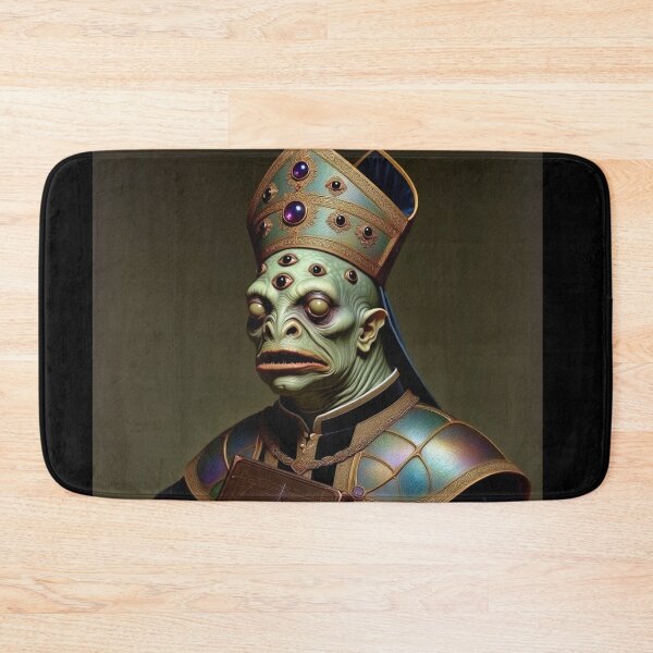 Item preview, Deacon Crabhands a Creepy Lovecraftian citizen of Innsmouth portrait art designed and sold by Vintage Designs +.