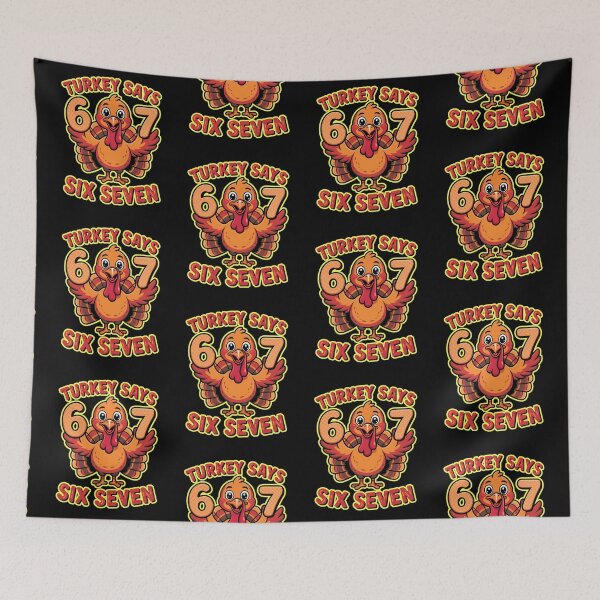 Item preview, Turkey Says Six Seven  designed and sold by WoodburyLake.