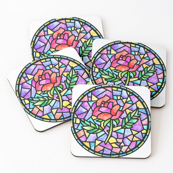 Item preview, Stained glass rose designed and sold by RaionKeiji.